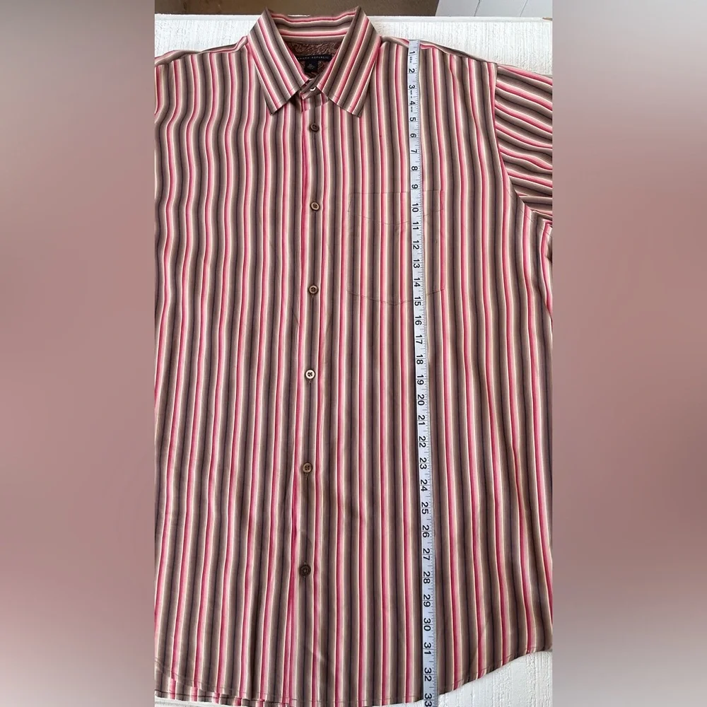 Banana Republic Men’s‎ Casual Button Up Shirt Striped Size XL